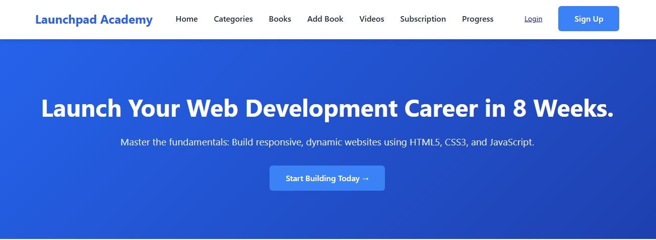 Landing Page